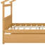 Lit en bois avec lit gigogne simple-2069462515