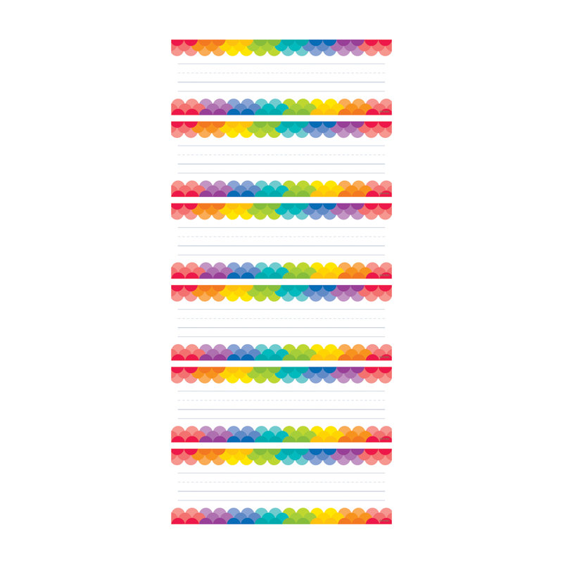 Plaques de nom «Rainbow Scallops»