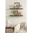 Alezar Mango Wood Wavy Floating Shelves-175061141