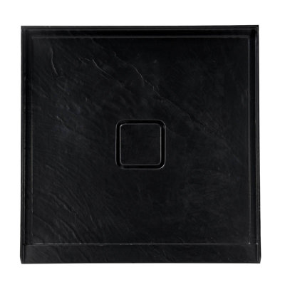 60" W X 32" D Arcylic & Arma Stone Shower Base, Textured No-slip Design, With Matched Drain Cover (drain Assembly Not Included)