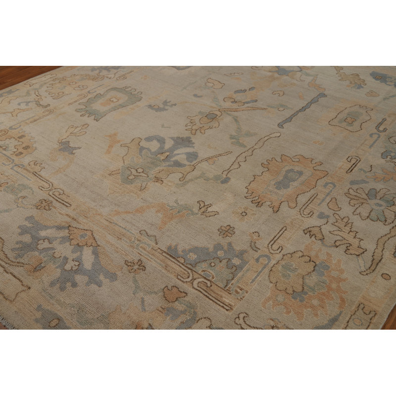 Vegetable Dye Oushak Turkish Area Rug 8x10