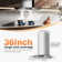 36 Inch Range Hood 900Cfm, 4-Speed Smartis Wall Mount Range Hood With Remote & Touch Sensor, Dual Led Lights, Baffle Filters Ducted/Ductless Convertible
