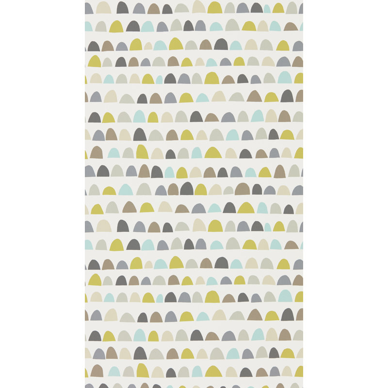 10.05m x 52cm Matte Wallpaper Roll, Mist/Pear/Pewter
