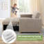 Canapé-lit inclinable 3-en-1 avec coussins pour petits espaces Ross-1195006716