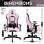  Fauteuil de jeu Echo - rose