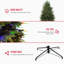 Winterfest North Valley Spruce Pre-lit Christmas Tree Pre-Lit Slim Fraser Fir Artificial XMas Tree with 350 UL Listed Clear Lights-127569898