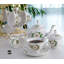 DNGJU 30.7oz. Floral Teapot Set
