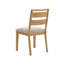 Ensemble de 2 chaises de salle à manger à dossier échelle
