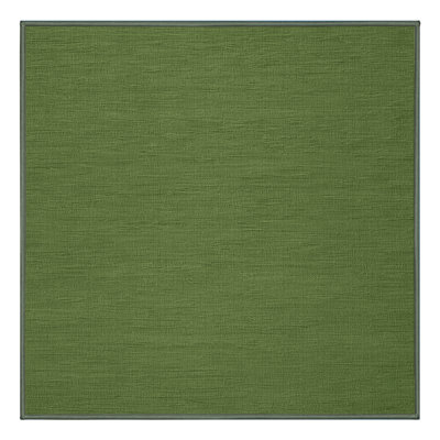 Machine Washable Solid Green Area Rug