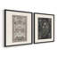 «Abstract Vintage», impression giclée encadrée - ensemble de 2-158017697-158017698