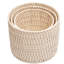 Ensemble de 3 paniers en tissu