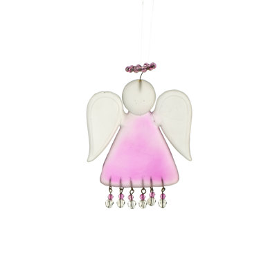 Glass People Hanging Figurine Ornament