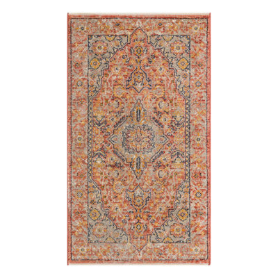 Tapis oriental jaune Alkire