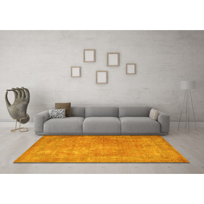 Tapis traditionnels jaunes 4408