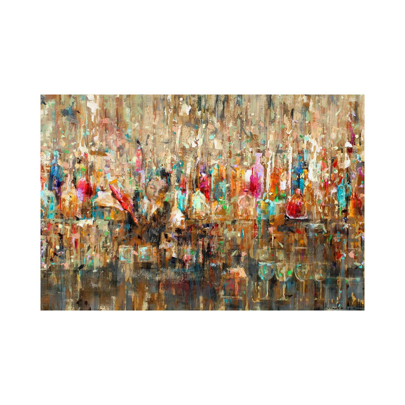 Cocktailbar- Gallery-Wrapped Canvas Giclée