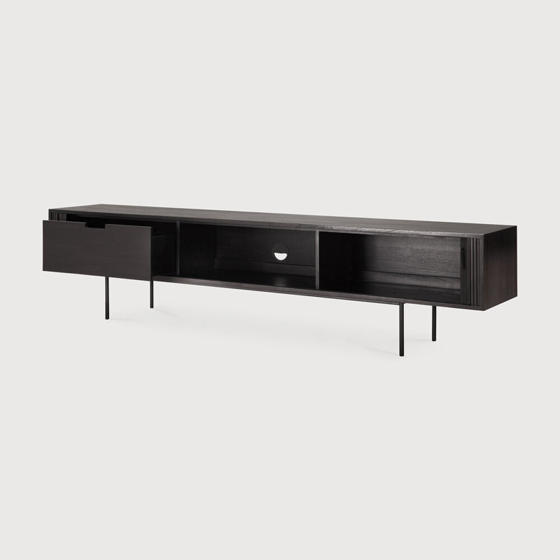Roller Max Solid Wood TV Stand