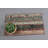 Small Vintage Anatolian Patchwork Rug in Green Ideal for Kitchens, Kid's Spaces, and Decor