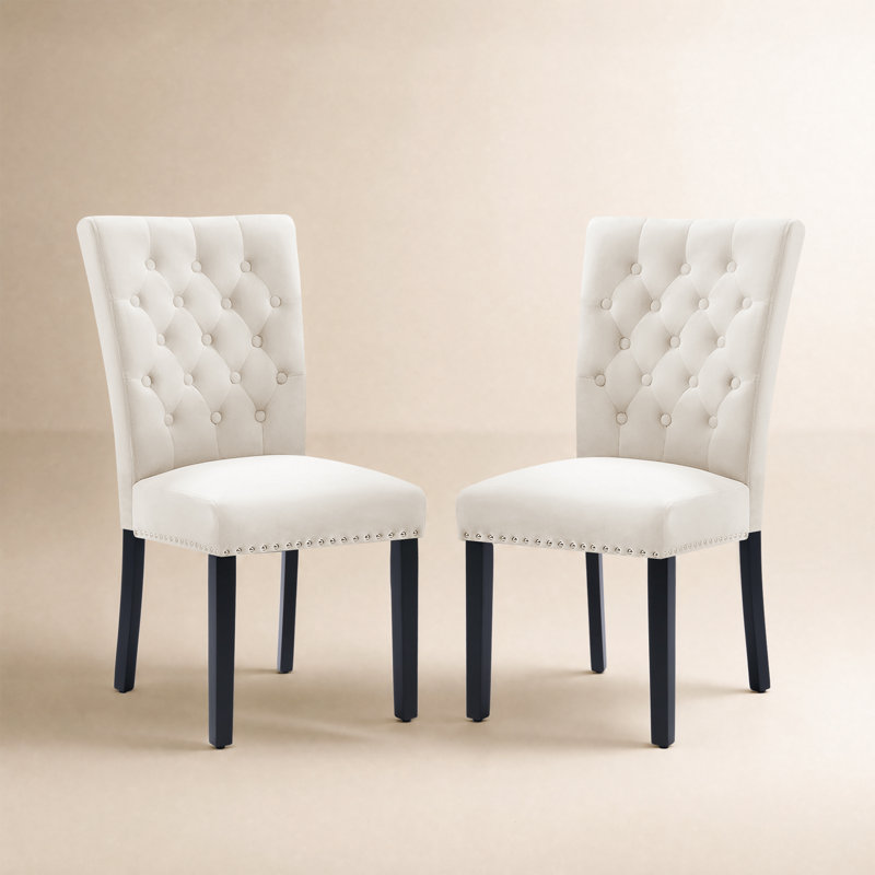 Chaise de salle à manger Amdan, Blanc