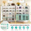 Armoire de rangement pour chaussures 35,43 pouces à 6 niveaux avec portes