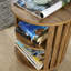 Luna Tier Round Open Shelf End Table