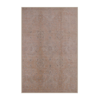 Tapis oriental orange