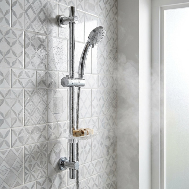 Essentials Handheld Shower Head, Chrome