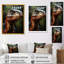 Velociraptor dans la jungle III - dinosaure, art mural-2116506441-2116506448