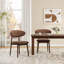 Chaise rembourrée en bois massif-1140399293