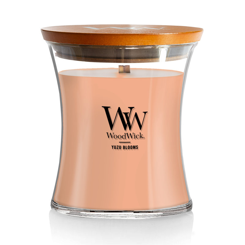 Grande bougie WoodWick Yuzu Blooms, Pot de 9,7 oz