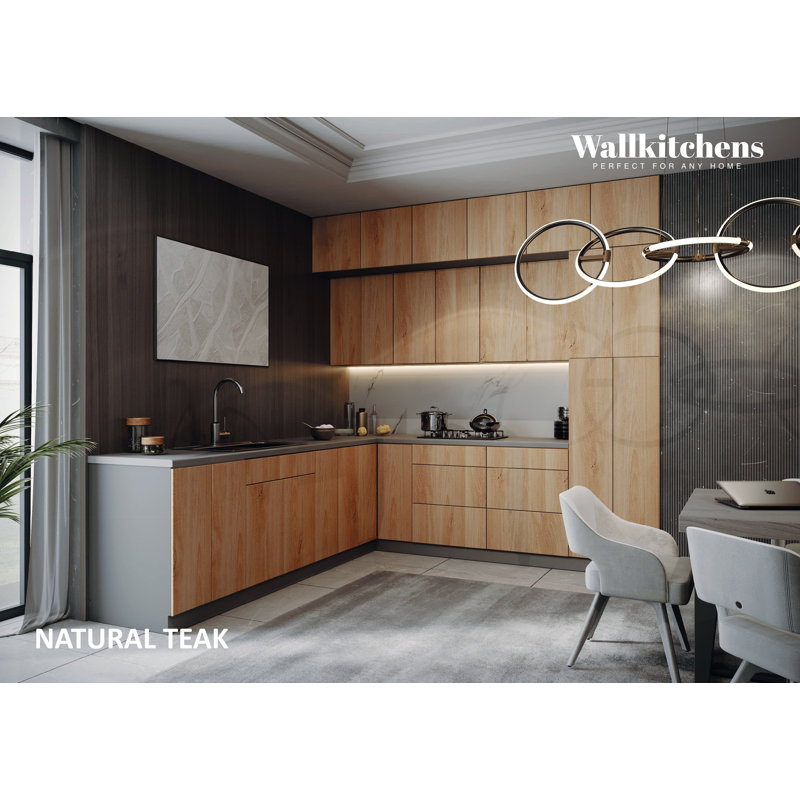 Cuisine complète FK-CULINAIREHEAVEN L 108 x H 108, Teck naturel
