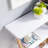 Botwinick 31.25'' W Rectangle Standing Desk, Console Table with Three Open Shelves-2033123075