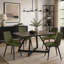 Ensemble moderne de 4 pièces en cuir PU moderne, structure en métal, résistant aux taches, stable et confortable pour divers décors-133340692