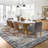 Washable Rugs 10x13 Area Rugs for Living Room, Vintage Floral Bedroom Rugs Indoor Accent Large Carpet Table Soft Non Slip Retro Floor Cover-459754137