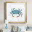 Crabe bleu pétillant - peinture encadrée-1388747233-1388747238