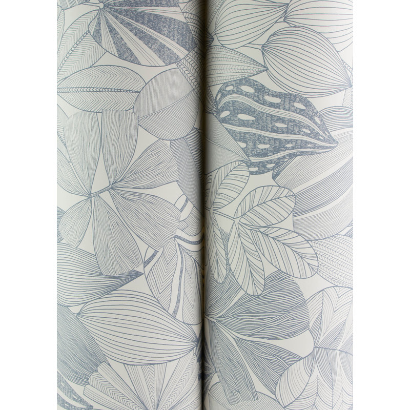 Mathias Green Botanical Wallpaper, Blue