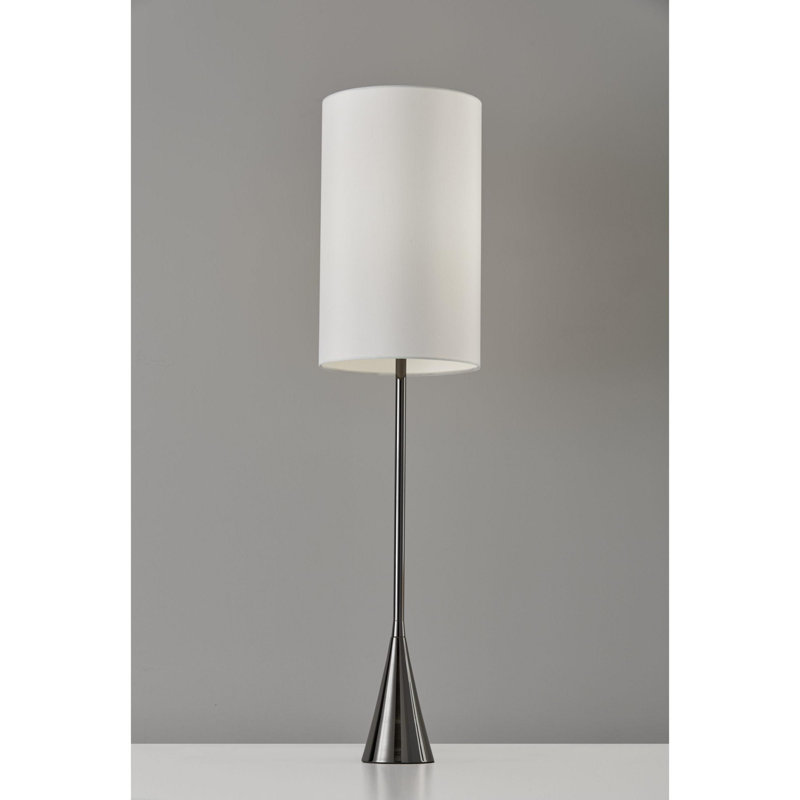Lampe de table noire 36,5 po Houten