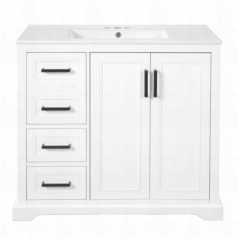 Meuble-lavabo 36 po avec lavabo en céramique