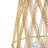 D9.5X13.5" Sienna Bamboo Lantern With Rope Handle