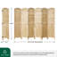 Paravent pliant en bois massif - Paravent-129130207-129130208