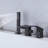 1 Handle Deck Waterfall Faucet with Diverter