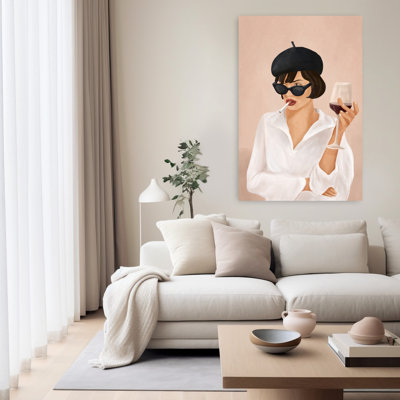 Contemporary Art Elegant Contemporary Portrait, art mural