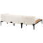 Sofa Set with Table BRACCIANO Certified Acacia Wood Light Beige