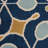 Palermo Geometric Navy/Blue/Gold Indoor/Outdoor Area Rug-719233473