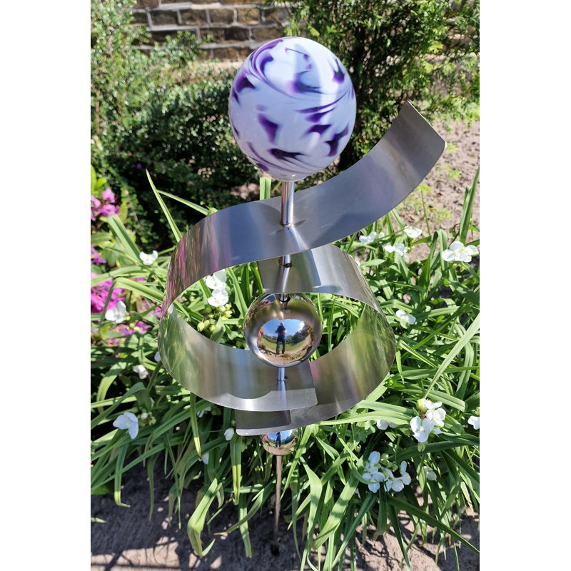 Sandsmere Metal Abstract Gazing Ball