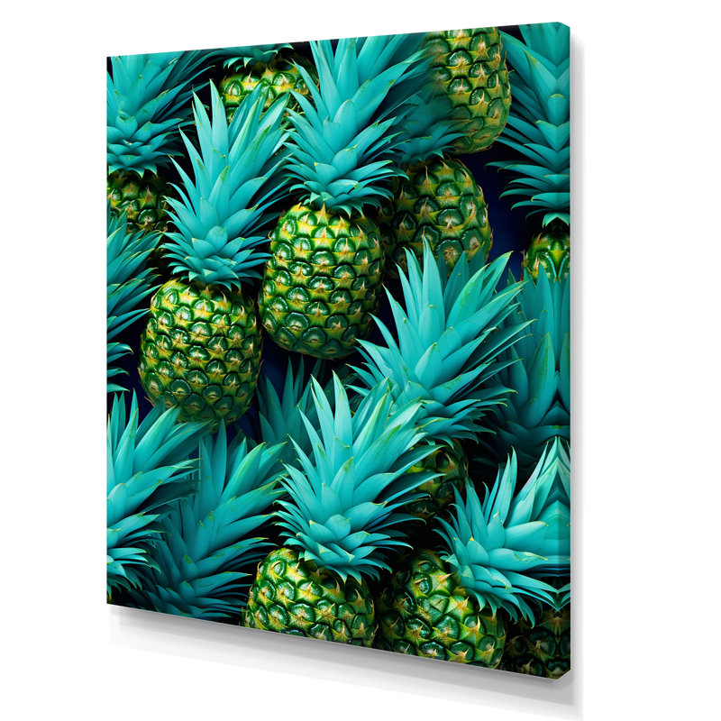 Juice Pineapple Bliss VI sur impression sur toile, Toile tendue, H 32 po x l 24 po x P 1 po