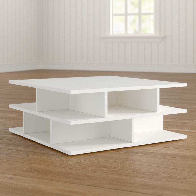 Solid Coffee Table, White