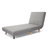 Nerissa Single 77cm Upholstered Tight Back Futon Chair