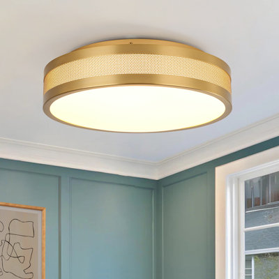 Dimmable Led Glass Flush Mount