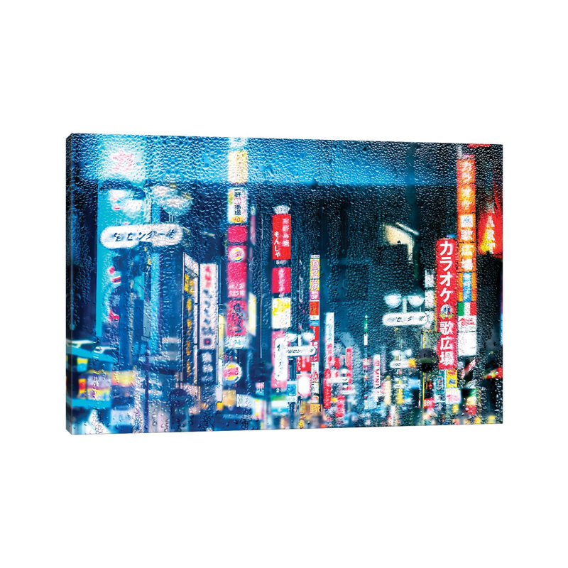Behind the Window - Bluish Reflection 1 Piece Wrapped Canvas Painting, 66.04 cm H x 45.72 cm W x 1.91 cm D
