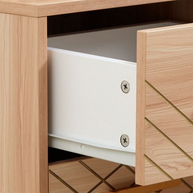 Mullica 35cm W Bedside Table
